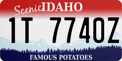 ID license plate 1T7740Z