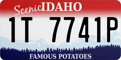 ID license plate 1T7741P