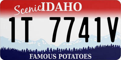 ID license plate 1T7741V