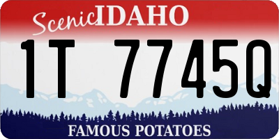 ID license plate 1T7745Q