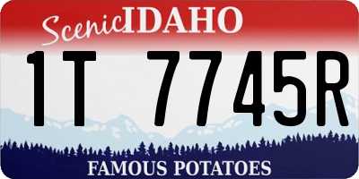 ID license plate 1T7745R