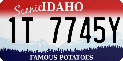 ID license plate 1T7745Y