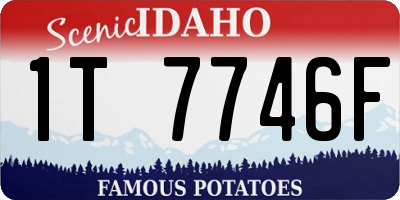 ID license plate 1T7746F