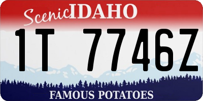 ID license plate 1T7746Z