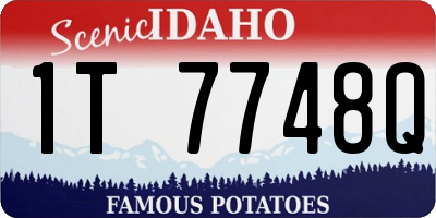 ID license plate 1T7748Q