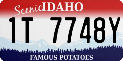 ID license plate 1T7748Y