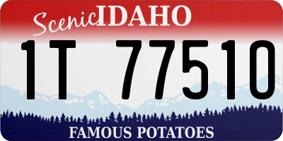 ID license plate 1T7751O