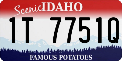 ID license plate 1T7751Q