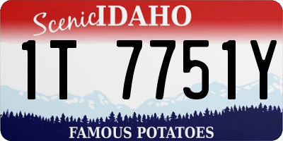 ID license plate 1T7751Y