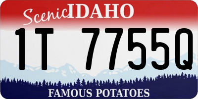 ID license plate 1T7755Q