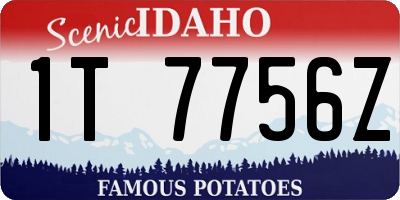 ID license plate 1T7756Z