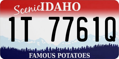 ID license plate 1T7761Q