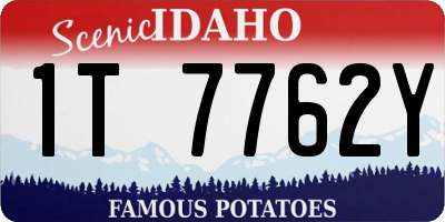 ID license plate 1T7762Y