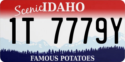 ID license plate 1T7779Y