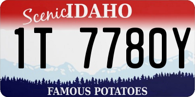 ID license plate 1T7780Y