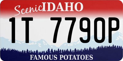 ID license plate 1T7790P