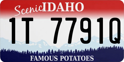 ID license plate 1T7791Q