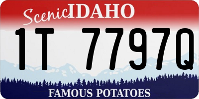 ID license plate 1T7797Q