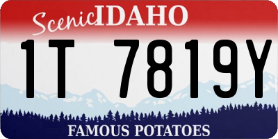 ID license plate 1T7819Y