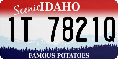 ID license plate 1T7821Q