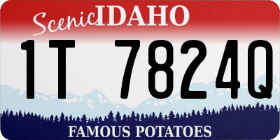 ID license plate 1T7824Q