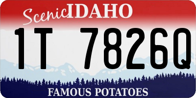 ID license plate 1T7826Q