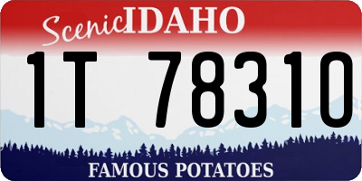ID license plate 1T7831O