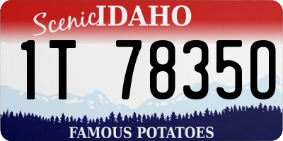 ID license plate 1T7835O