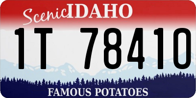 ID license plate 1T7841O