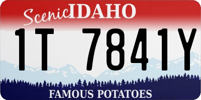ID license plate 1T7841Y