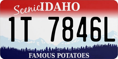 ID license plate 1T7846L