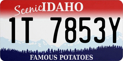 ID license plate 1T7853Y