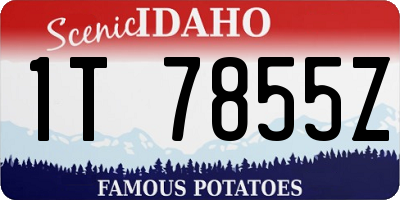 ID license plate 1T7855Z