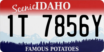 ID license plate 1T7856Y