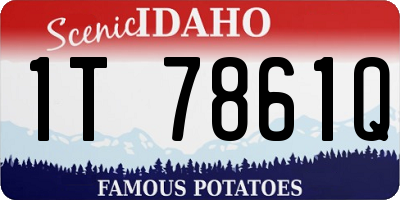 ID license plate 1T7861Q