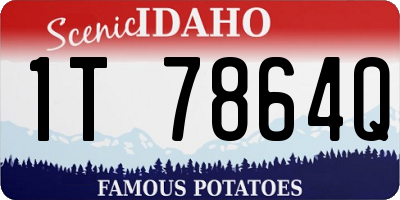 ID license plate 1T7864Q