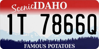 ID license plate 1T7866Q
