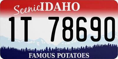 ID license plate 1T7869O