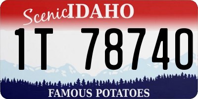 ID license plate 1T7874O