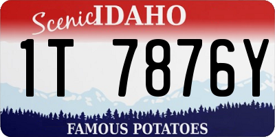 ID license plate 1T7876Y