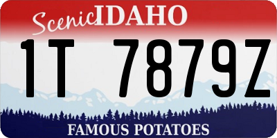 ID license plate 1T7879Z