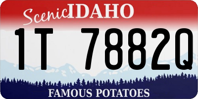ID license plate 1T7882Q