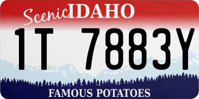 ID license plate 1T7883Y