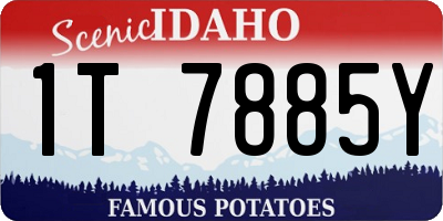 ID license plate 1T7885Y