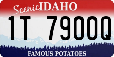 ID license plate 1T7900Q