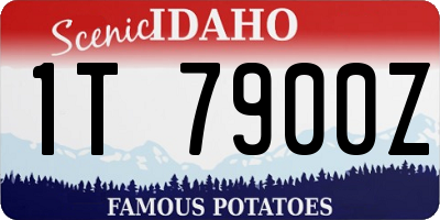 ID license plate 1T7900Z