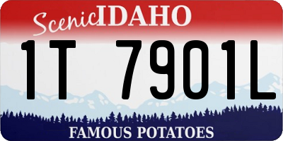 ID license plate 1T7901L