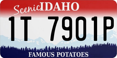 ID license plate 1T7901P