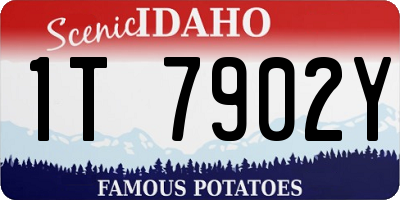ID license plate 1T7902Y