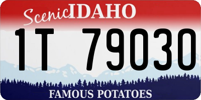 ID license plate 1T7903O